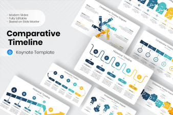Comparative Timeline Keynote Template